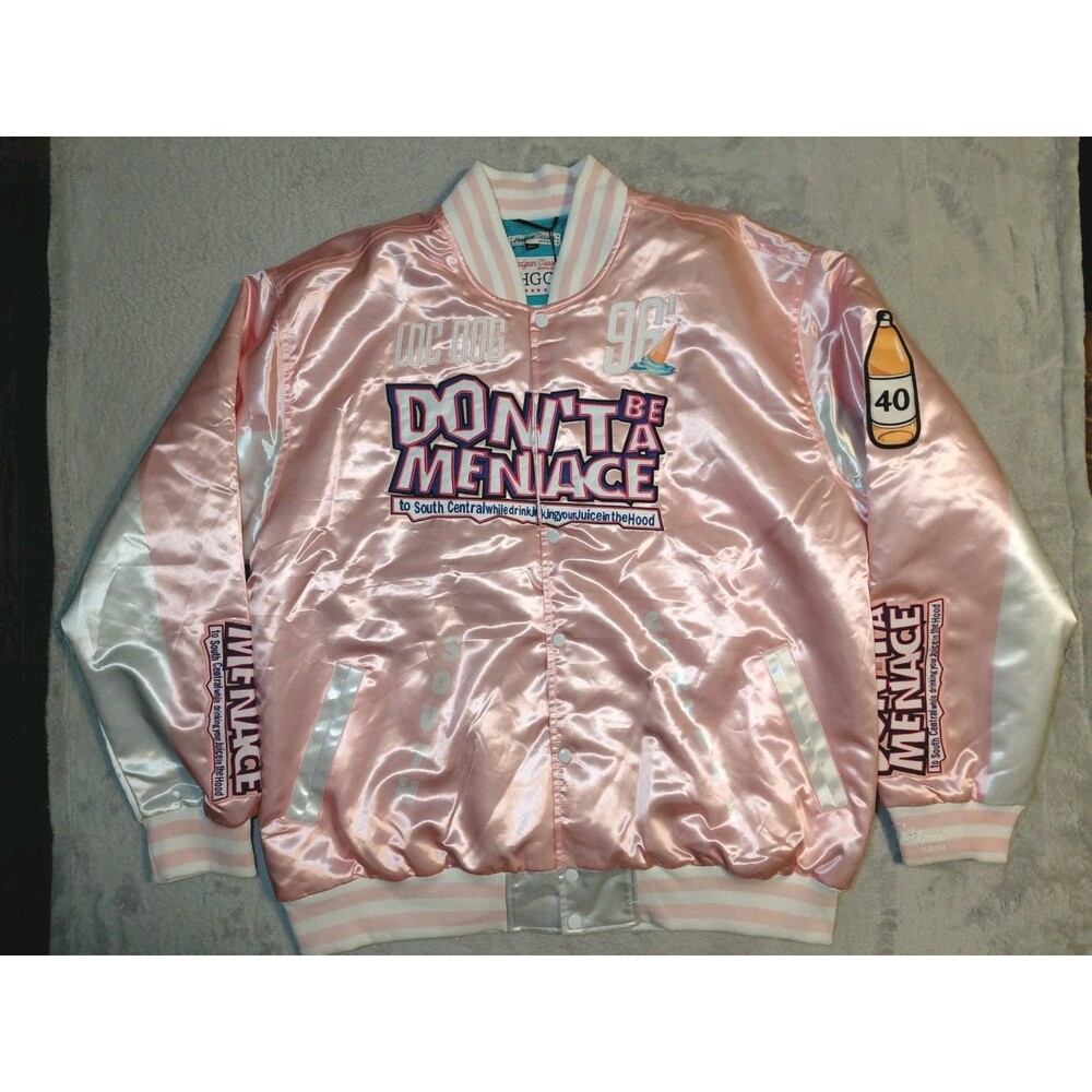 Headgear Classics Don’t Be a Menace Loc Dog Satin Jacket 90s Movie 6XL